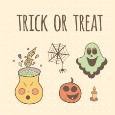 Cute halloween invitation