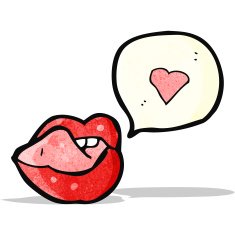 sexy cartoon lips N11