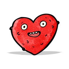 lumpy heart cartoon