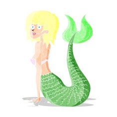 Cartoon Mermaid N58
