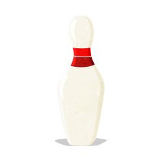 Cartoon Ten Pin Bowling Skittle N4 Free Image Download