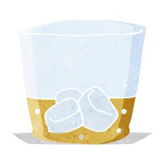 cartoon whiskey in glass N2