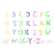 cartoon alphabet N26