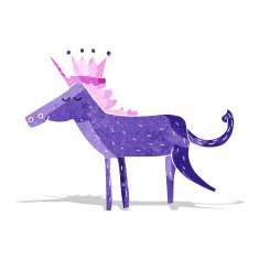 Cartoon Unicorn N45