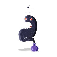cartoon halloween ghost in bottle N15