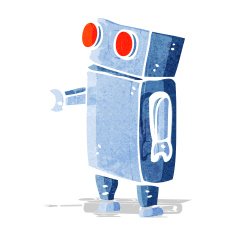 Cartoon Robot N239