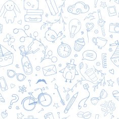 Cute seamless traveling pattern