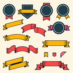 Set of Vintage Ribbons