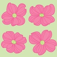 Pink Dogwood Flowers
