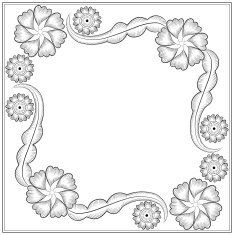 Flower Frame N19