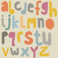 Hand Drawn Alphabet N19