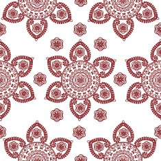 henna seamless design N10