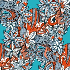 Abstract seamless hand-drawn pattern N62