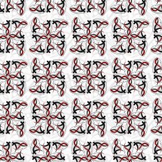 Abstract seamless pattern with Gothic elements