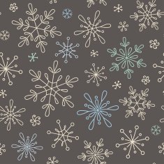 Snowflakes seamless background