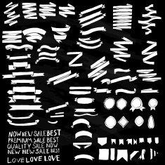 Doodle banners and ribbons N2