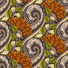 Vector seamless floral pattern N155