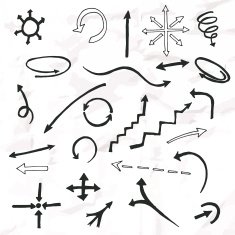 Set of arrows N12