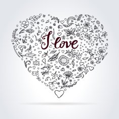Floral heart N3
