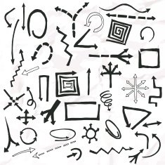 Set of arrows N13