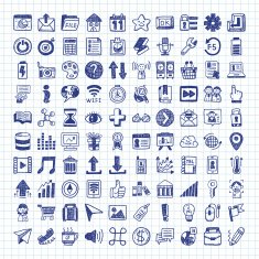 Doodle Web Icons N12