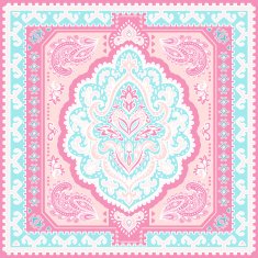Beautiful Indian floral mandala ornament N36