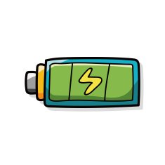 Battery doodle N28