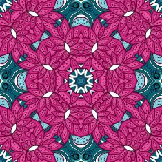 Vector Seamless Abstract Tribal Pattern N40