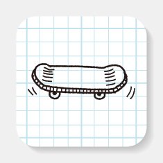 Doodle Skateboard N7