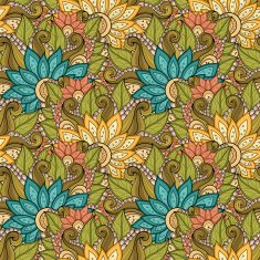 Vector seamless floral pattern N157