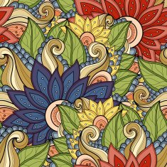 Vector seamless floral pattern N160