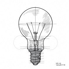 Light bulb vector icon N5