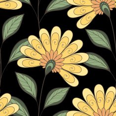 Vector seamless floral pattern N161