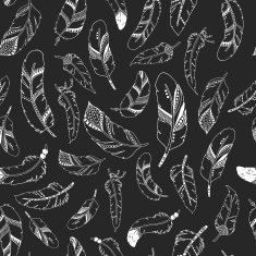 Vector feather background retro pattern N5