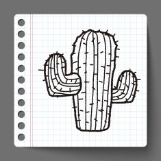 doodle cactus N13