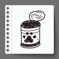 doodle dog food can N6