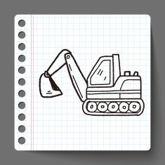 Excavator doodle N20