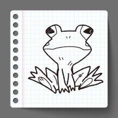 frog doodle N9