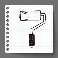 paint brush doodle N19
