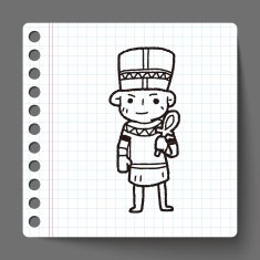 pharaoh doodle N30