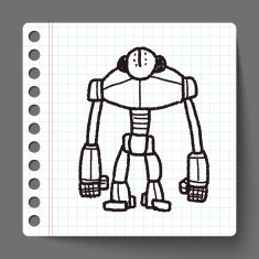 robot doodle N714