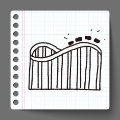 Roller coaster doodle N5