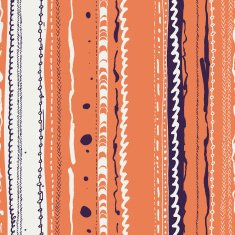 Vector seamless doodle lines pattern N6