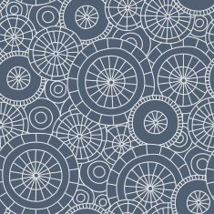 Rain in Kyoto - seamless pattern N3
