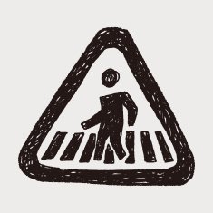 people walk sign doodle N5