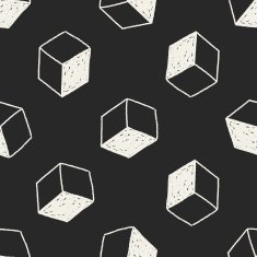 shipping box doodle seamless pattern background N34