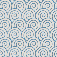 blue spirals