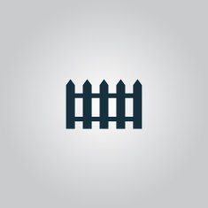 Fence icon - Vector