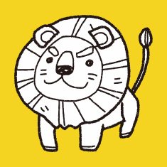 Lion doodle N15