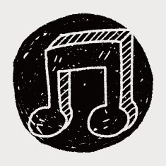 music note doodle N81